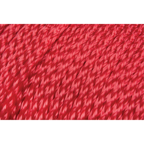 Braided Red Rope, Polypropylene, 500' Equipex