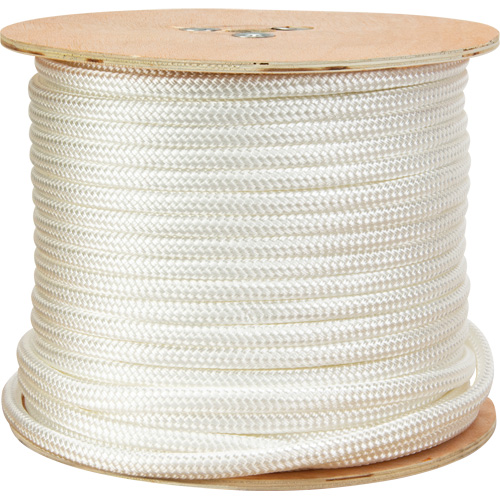 Braided White Rope, Nylon, 250' Equipex
