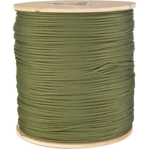 Green Paracord, Nylon, 1600' Equipex