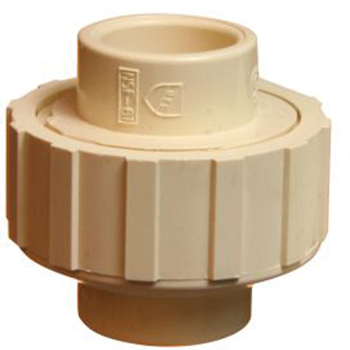 Raccord union, 1/2", PVC-C, Noeud x noeud Equipex