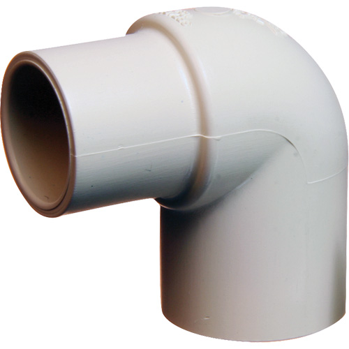 Raccord coude 90° m&acirc;le et femelle Flowguard Gold, Chantepleure x noeud, PVC-C, 1/2" Equipex