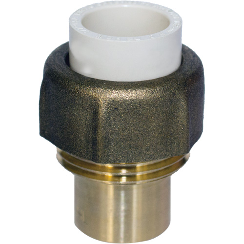 Pipe Union, 3/4", CPVC, Hub x Sweat Equipex