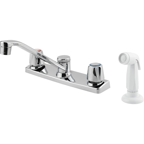 Robinet de cuisine avec pulv&eacute;risateur s&eacute;rie Pfirst Equipex