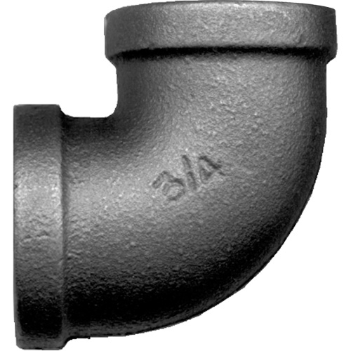 Coude femelle 90° pour tuyau, FPT, Acier, 1-1/2" Equipex