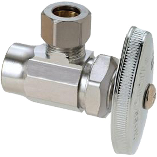 BrassCraft 1/2" Nominal Sweat Compressed Angle Valve Equipex