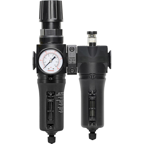 Filtre + r&eacute;gulateur + lubrificateur Modulair 300, 1/4" NPT Equipex