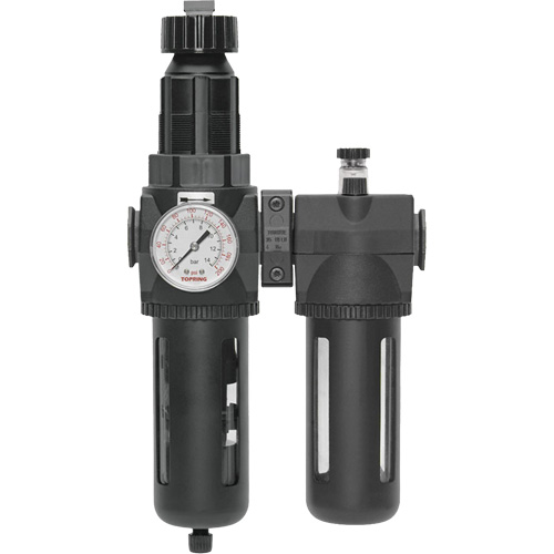 Filtre/d&eacute;tendeur & lubrificateur Modulair 400 avec jauge & bol standard, 1/2" NPTF Equipex