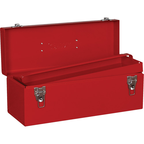 Tool Box, 7-1/8" D x 19" W x 7-1/2" H, Red Equipex