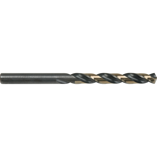 Two-Tone Jobber Drill Bit, High Speed Steel, #1, 3-7/8" L, 2-5/8" Flute, 135° Point Angle Equipex