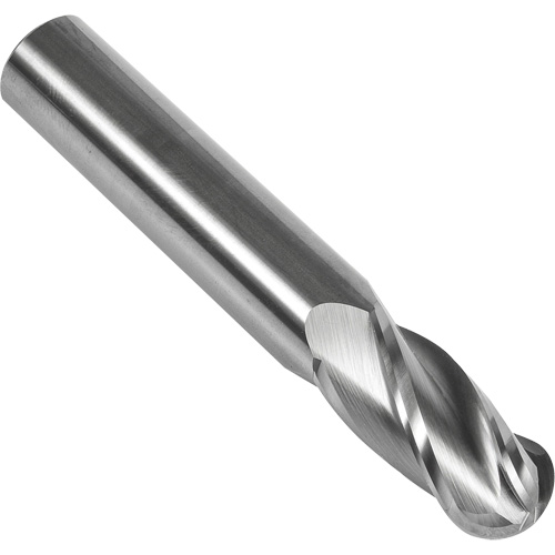 Fraise &agrave; bout sph&eacute;rique 30° S238, 1/16" dia., 1-1/2" lo, 4 cannelures, 1/8" tige, Carbure Equipex