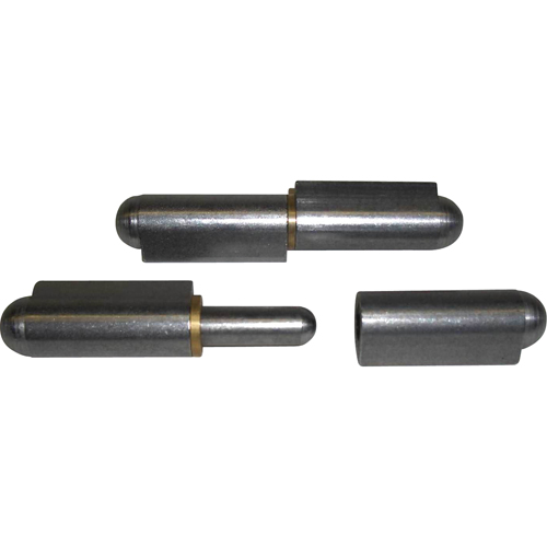 Charni&egrave;res &agrave; souder 2 pi&egrave;ces, 5/8" dia. x 4" lo, Acier inoxydable a/goupille fixe en acier inoxydable Equipex
