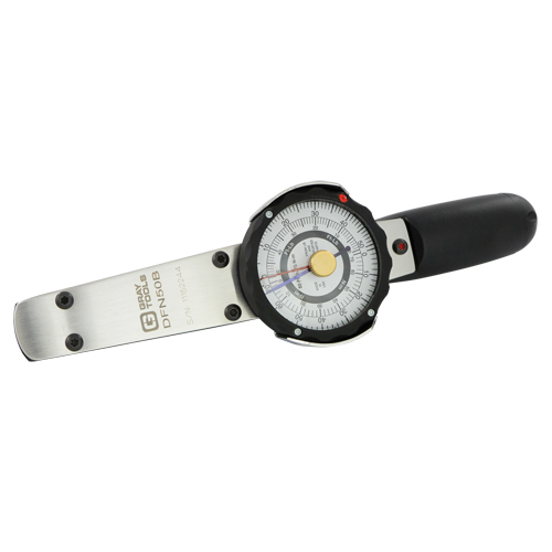 Torque Wrench with Memory Needle, Dial, 3/8" Square Drive, 0 - 50 ft-lbs. Equipex
