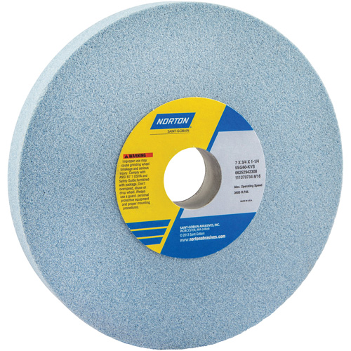 Tool Room Wheel, Type 01, Ceramic Alumina, 7" x 3/4" Equipex