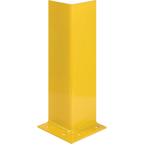Upright Protectors, Steel, 7" W x 7" D x 12" H, Safety Yellow Equipex