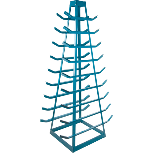 Bar Storage Racks - Horizontal Bar Racks, Horizontal, 9 Levels, 18" W x 40" D x 84" H, 1800 lbs. Cap. Equipex