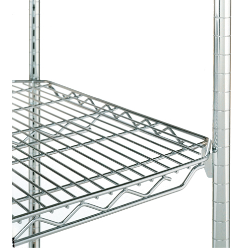 Qwikslot Adjustable Shelving Unit, 4 Tiers, 48" W x 54" H x 24" D Equipex