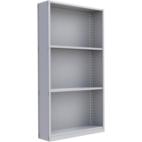 Interlok Shelving Unit, Steel, Boltless, 450 lbs. Capacity, 48" W x 88" H x 24" D Equipex