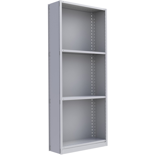 Interlok Shelving Unit, Steel, Boltless, 800 lbs. Capacity, 36" W x 88" H x 24" D Equipex