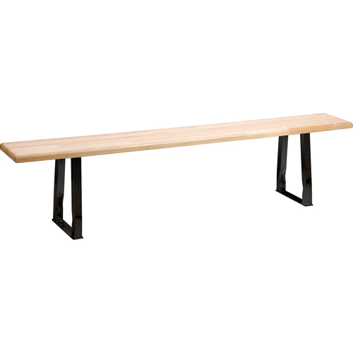 Banc pour vestiaire, Bois, 48" lo x 9-1/2" la x 16-1/2" h Equipex