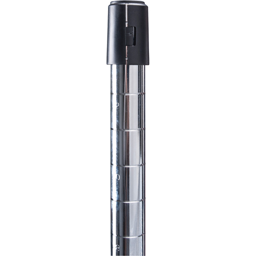 Push Cart, Chrome Plated, 36" x 60" x 14", 800 lbs. Capacity Equipex