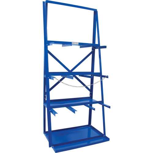 Bar Storage Rack, Vertical, 3 Levels, 36" W x 24" D x 84" H, 3000 lbs. Cap. Equipex
