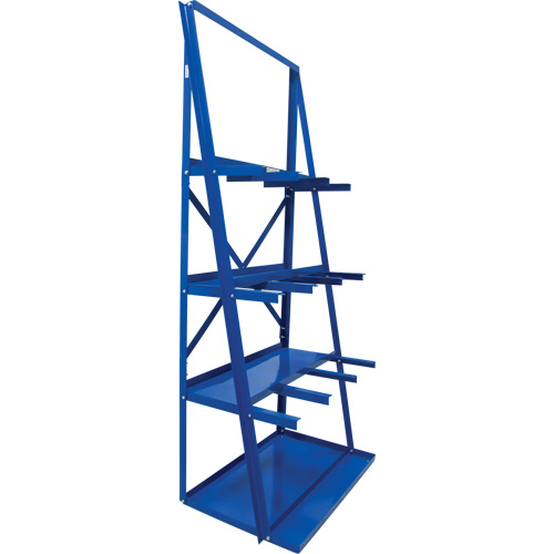 Bar Storage Rack, Vertical, 3 Levels, 36" W x 24" D x 84" H, 3000 lbs. Cap. Equipex