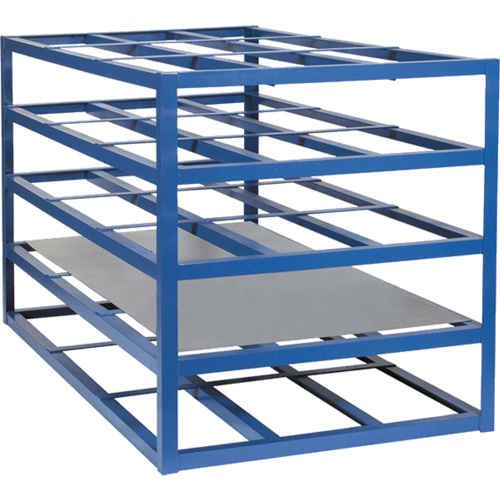 Horizontal Sheet Racks, 103" W x 55" D x 48" H, 2000 lbs. Capacity Equipex