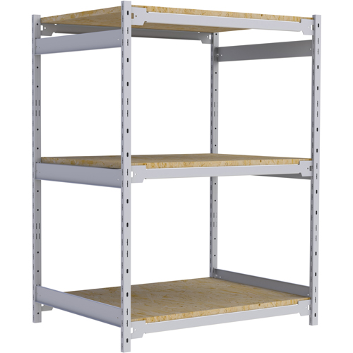 &eacute;tag&egrave;re-classeur de grande largeur, Acier, 3 Tablettes, 42" la x 32" p x 60" h Equipex