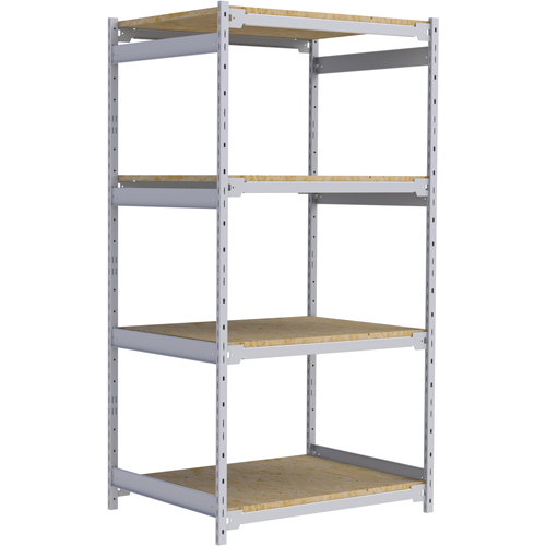 &eacute;tag&egrave;re-classeur de grande largeur, Acier, 4 Tablettes, 42" la x 32" p x 84" h Equipex