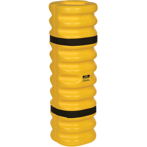Protecteur de colonne, Ouverture int&eacute;rieure 4" x 6", 13" lo x 13" la x 42" h, Jaune Equipex