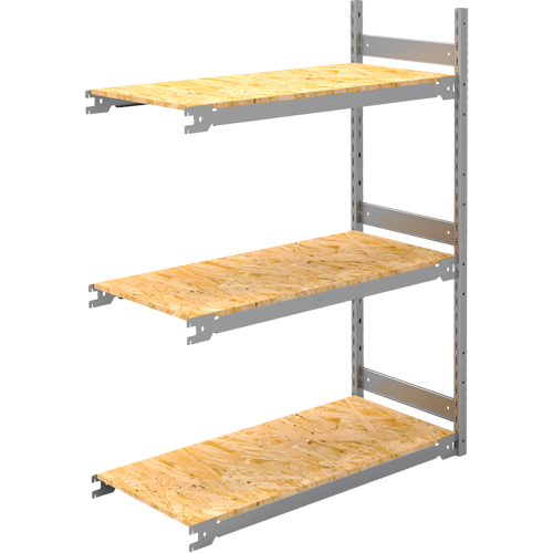 &eacute;tag&egrave;re-classeur de grande largeur, Acier, 3 Tablettes, 42" la x 18" p x 60" h, Ensemble Ajout Equipex