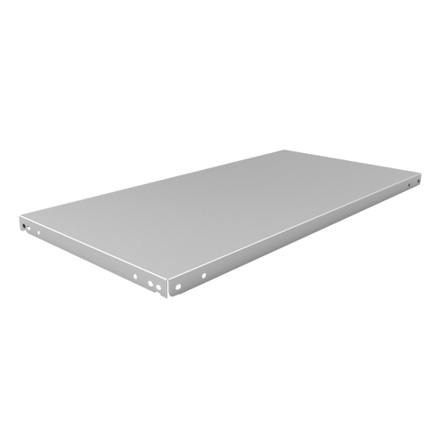 Slotted Angle Shelf, Galvanized Steel, 36" W x 18" D Equipex