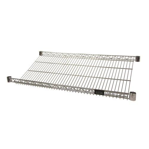 Tablette inclin&eacute;e en treillis m&eacute;tallique, 18" la x 36" p, Capacit&eacute; de 400 lb Equipex