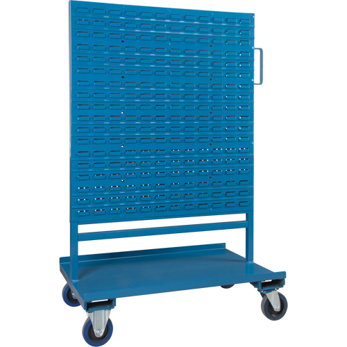 Bin/Pegboard Combo Rack, Double-sided, 38" W x 24-1/2" D x 55" H Equipex