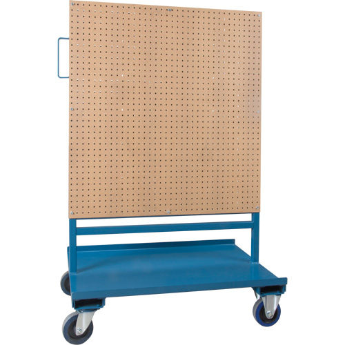 Bin/Pegboard Combo Rack, Double-sided, 38" W x 24-1/2" D x 55" H Equipex