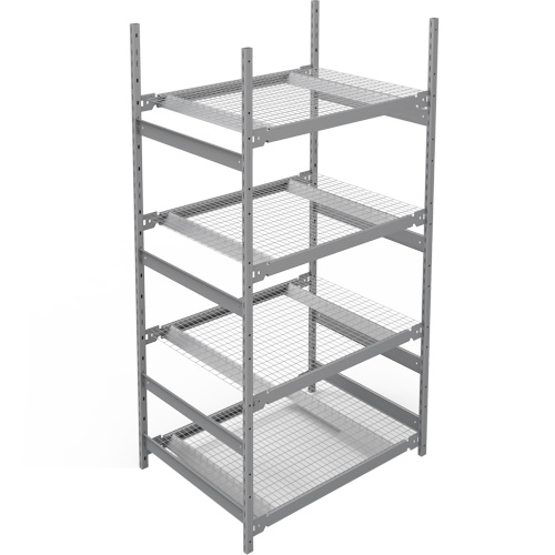 Wide Span Storage Shelving, Boltless, 1340 lbs. Capacity, 42" W x 84" H x 32" D Equipex