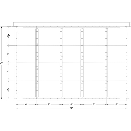 Cabinet d'entreposage &agrave; tiroirs int&eacute;gr&eacute; Interlok Equipex