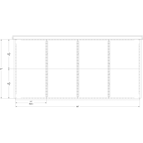 Cabinet d'entreposage &agrave; tiroirs int&eacute;gr&eacute; Interlok Equipex