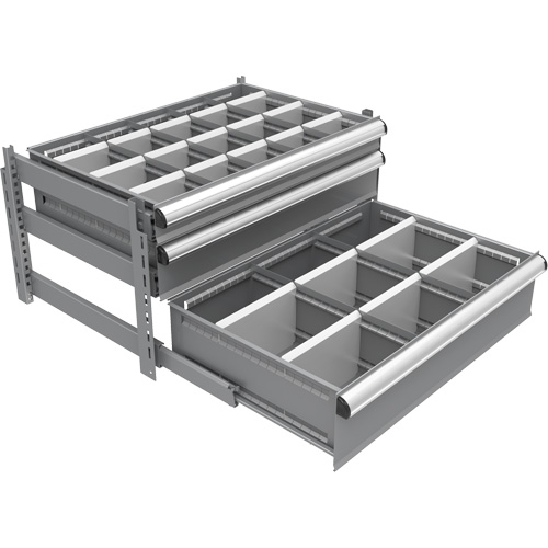 Cabinet d'entreposage &agrave; tiroirs int&eacute;gr&eacute; Interlok Equipex