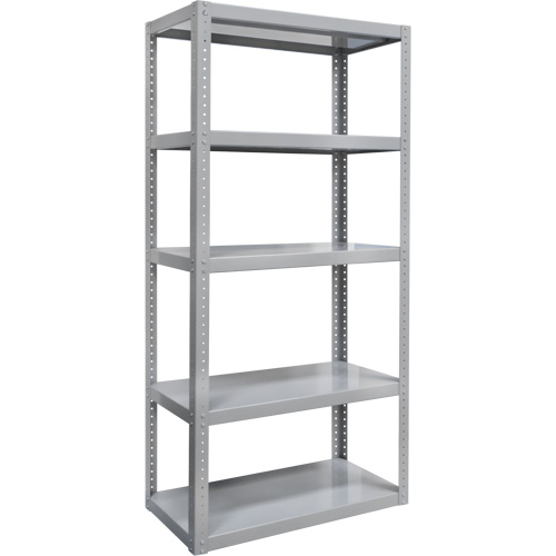 Heavy-Duty Shelving, Steel, Bolted, 3000 lbs. Capacity, 36" W x 72" H x 18" D Equipex