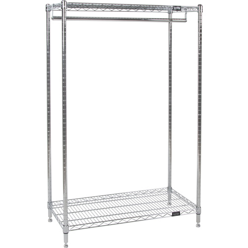 Pr&eacute;sentoir &agrave; v&ecirc;tements en fil m&eacute;tallique Equipex