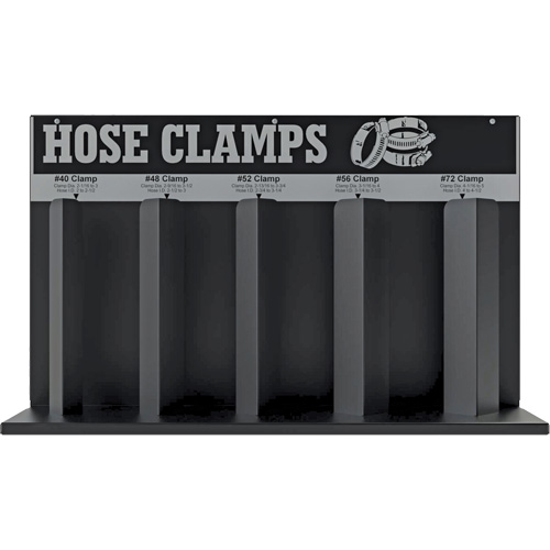 Support de rangement pour 5 colliers de serrage pour tuyaux flexibles Equipex