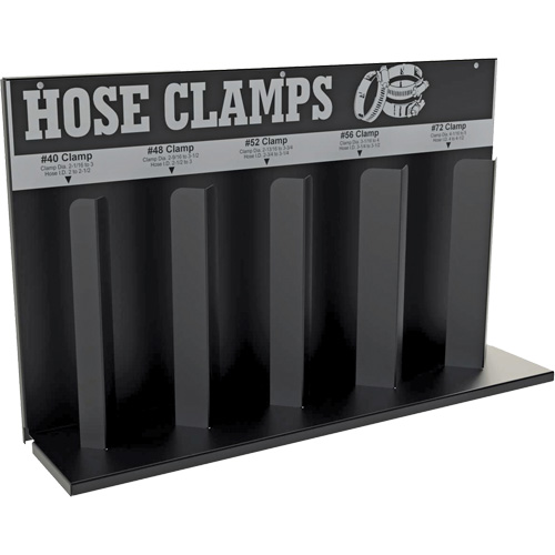 Support de rangement pour 5 colliers de serrage pour tuyaux flexibles Equipex