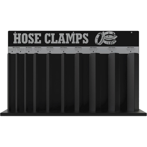 Support de rangement pour 10 colliers de serrage pour tuyaux flexibles Equipex