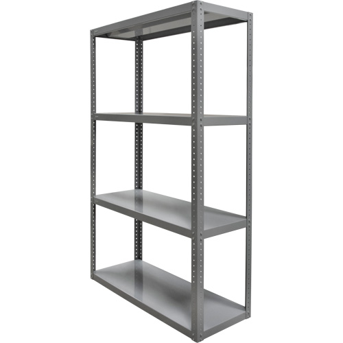 &eacute;tag&egrave;re robuste, Acier, Boulonn&eacute;, Capacit&eacute; 3000 lb, 36" la x 72" h x 18" p Equipex