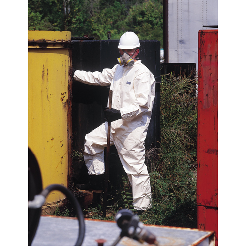 Tychem&reg; 4000 Coveralls, X-Large, White Equipex