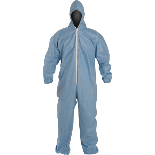 ProShield&reg; 6 SFR Coveralls, Large, Blue, FR Treated Fabric Equipex