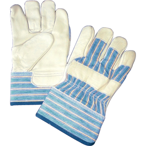 Gants doubl&eacute;s, Taille unique, Paume en Cuir fleur de vache, Doublure en Molleton de coton Equipex