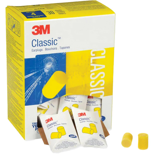 Bouchons d'oreilles E-A-R Classic, Paire - ensemble coussins Equipex