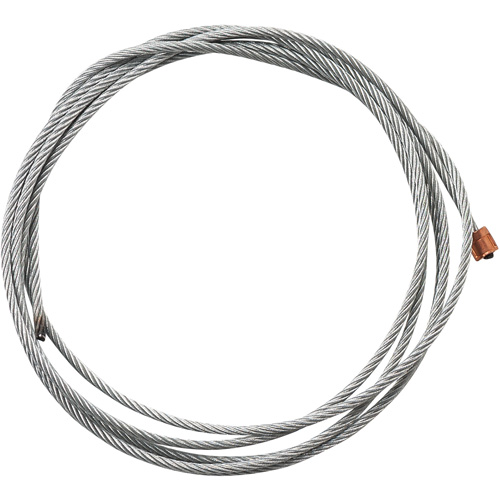 C&acirc;ble en acier galvanis&eacute;, Longueur de 8' Equipex